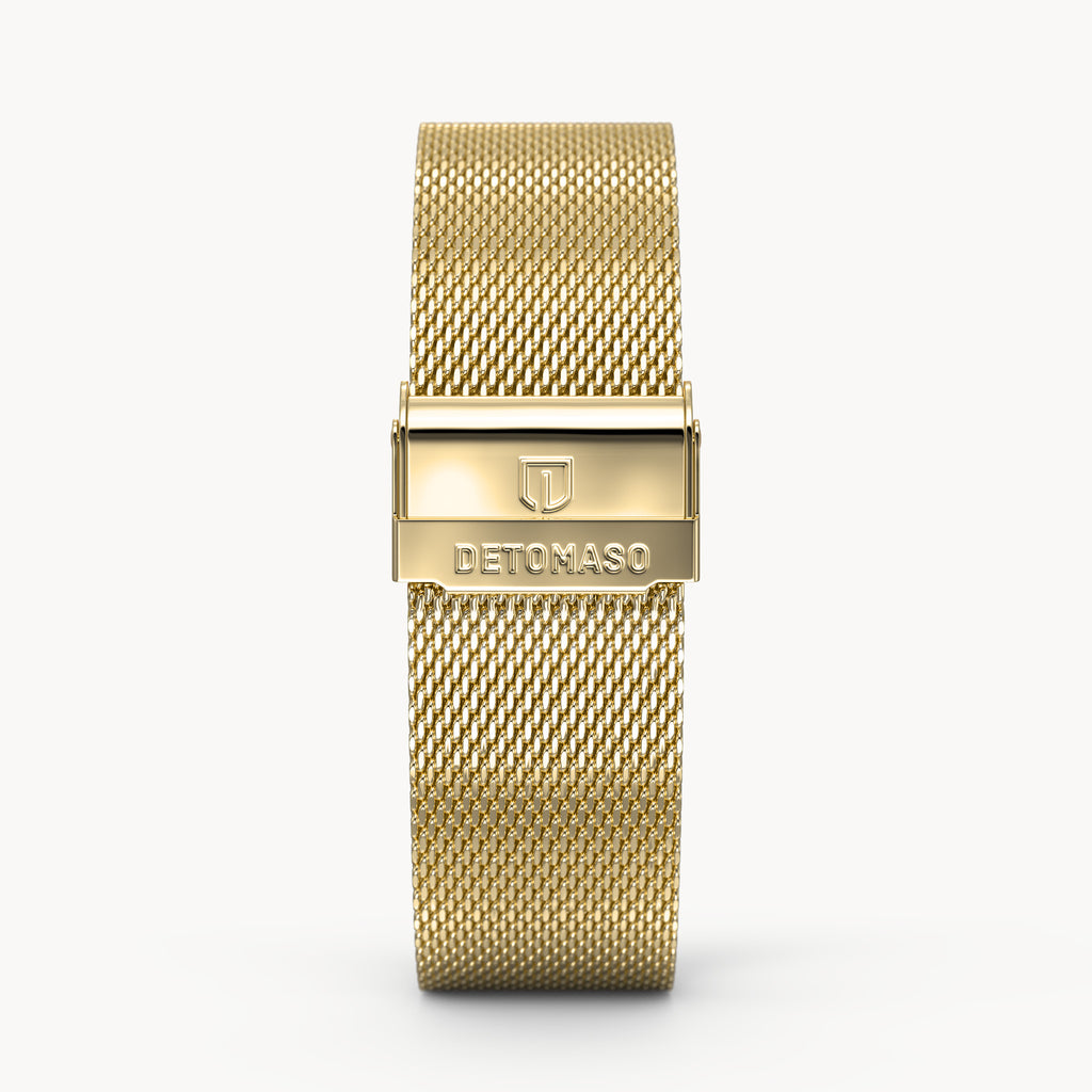 MILANESE STRAP GOLD POLISHED - Gold glänzend - - Detomaso Watches