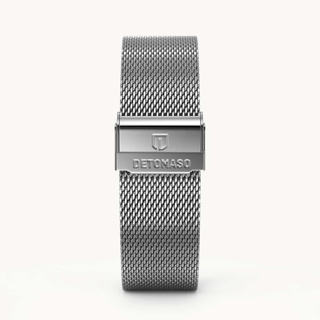 MILANESE STRAP SILVER POLISHED - Silber glänzend - - Detomaso Watches