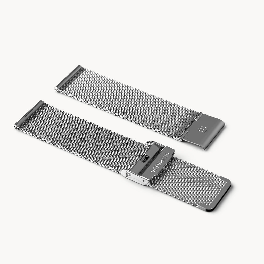 MILANESE STRAP SILVER POLISHED - Silber glänzend - - Detomaso Watches