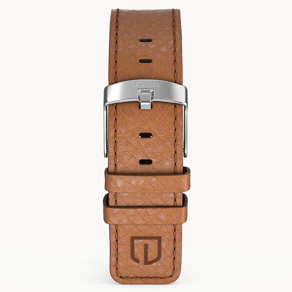 LEATHER STRAP ELBAMAT ST. VENERE AMBRA - Silber m - - Detomaso Watches