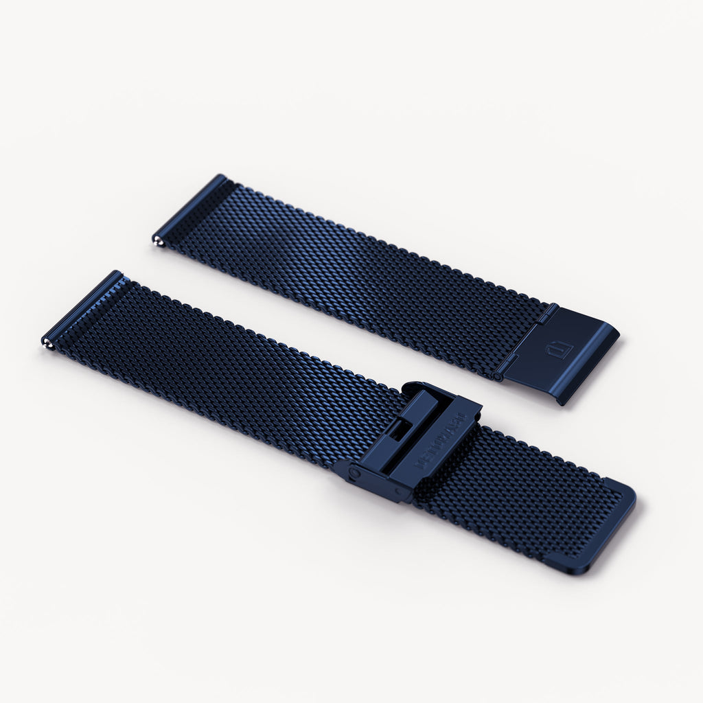 MILANESE STRAP BLUE POLISHED - Detomaso Watches