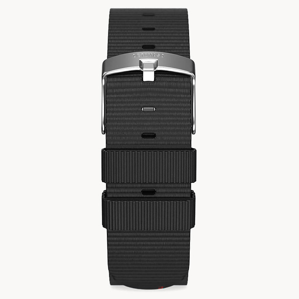 #TIDE OCEAN MATERIAL® STRAP BLACK - Grau matt geb - - Detomaso Watches