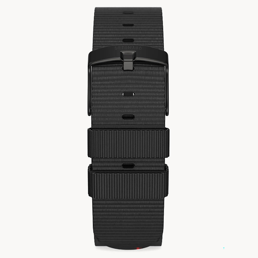 #TIDE OCEAN MATERIAL® STRAP BLACK - Schwarz matt - - Detomaso Watches