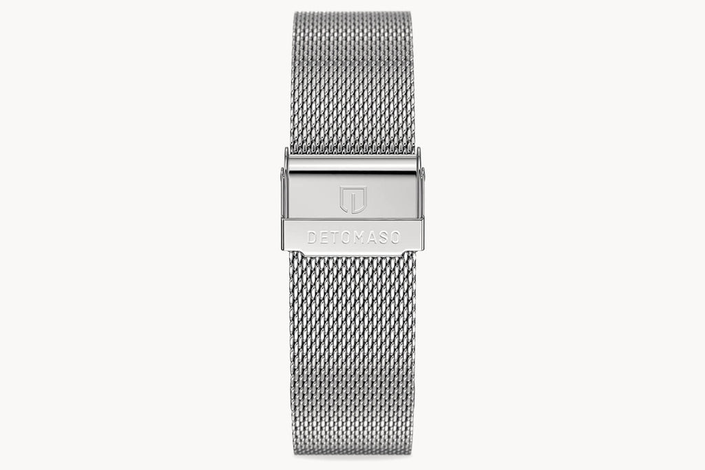 MILANESE STRAP SILVER POLISHED 20MM - Silber glän - - Detomaso Watches