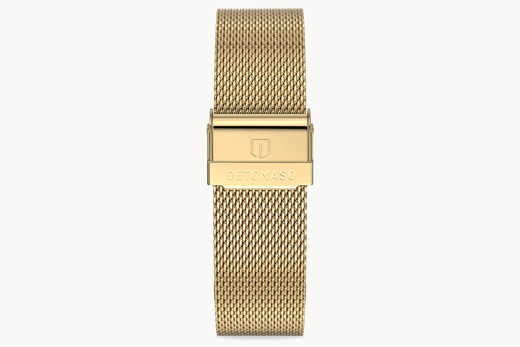 MILANESE STRAP GOLD POLISHED 20MM - Gold glänzend - - Detomaso Watches