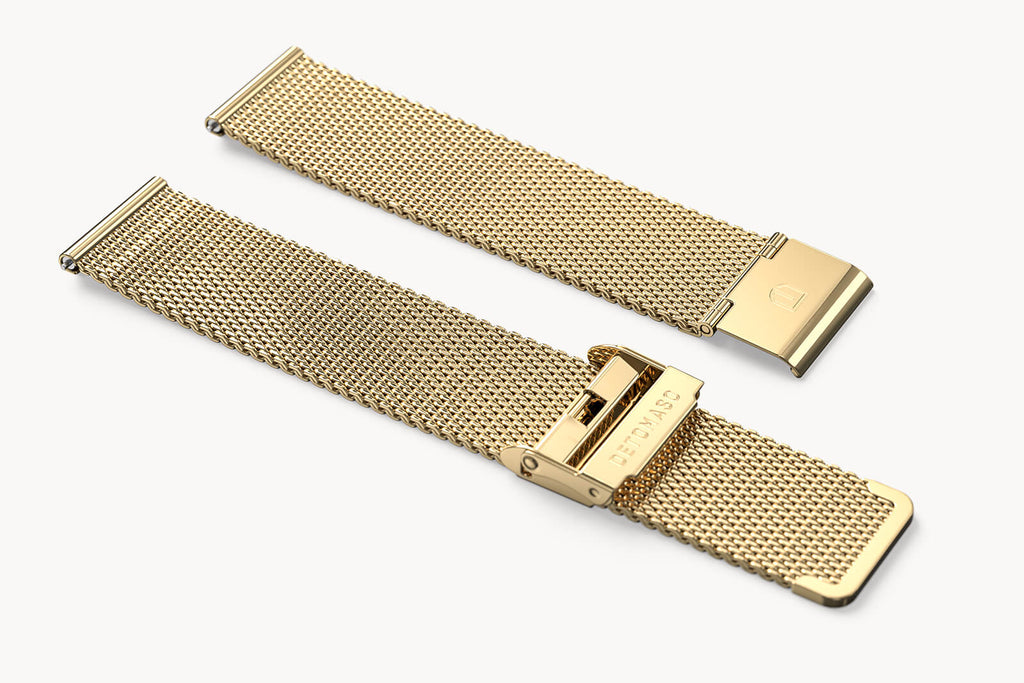 MILANESE STRAP GOLD POLISHED 20MM - Gold glänzend - - Detomaso Watches