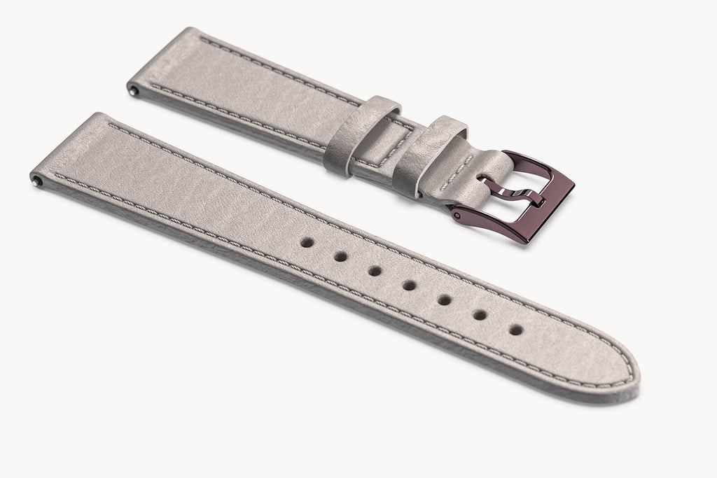 LEATHER STRAP MAINE CENERE - Burgundy glänzend - - Detomaso Watches