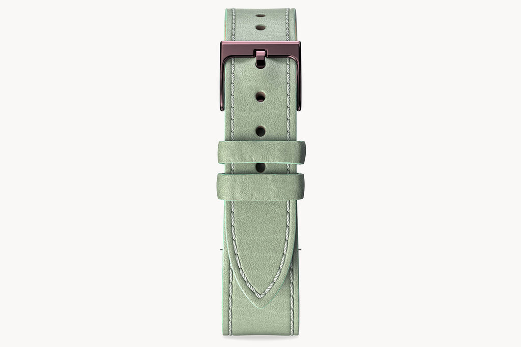 LEATHER STRAP MAINE MENTA - Burgundy glänzend - - Detomaso Watches