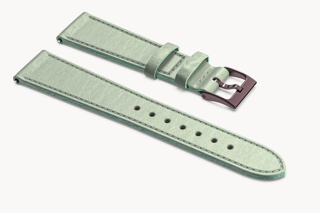 LEATHER STRAP MAINE MENTA - Burgundy glänzend - - Detomaso Watches