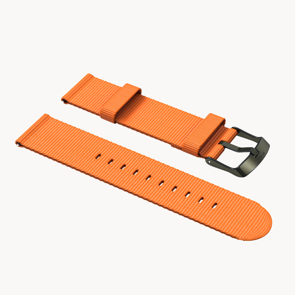 #TIDE OCEAN MATERIAL® STRAP ORANGE - Olivgrün mat - - Detomaso Watches