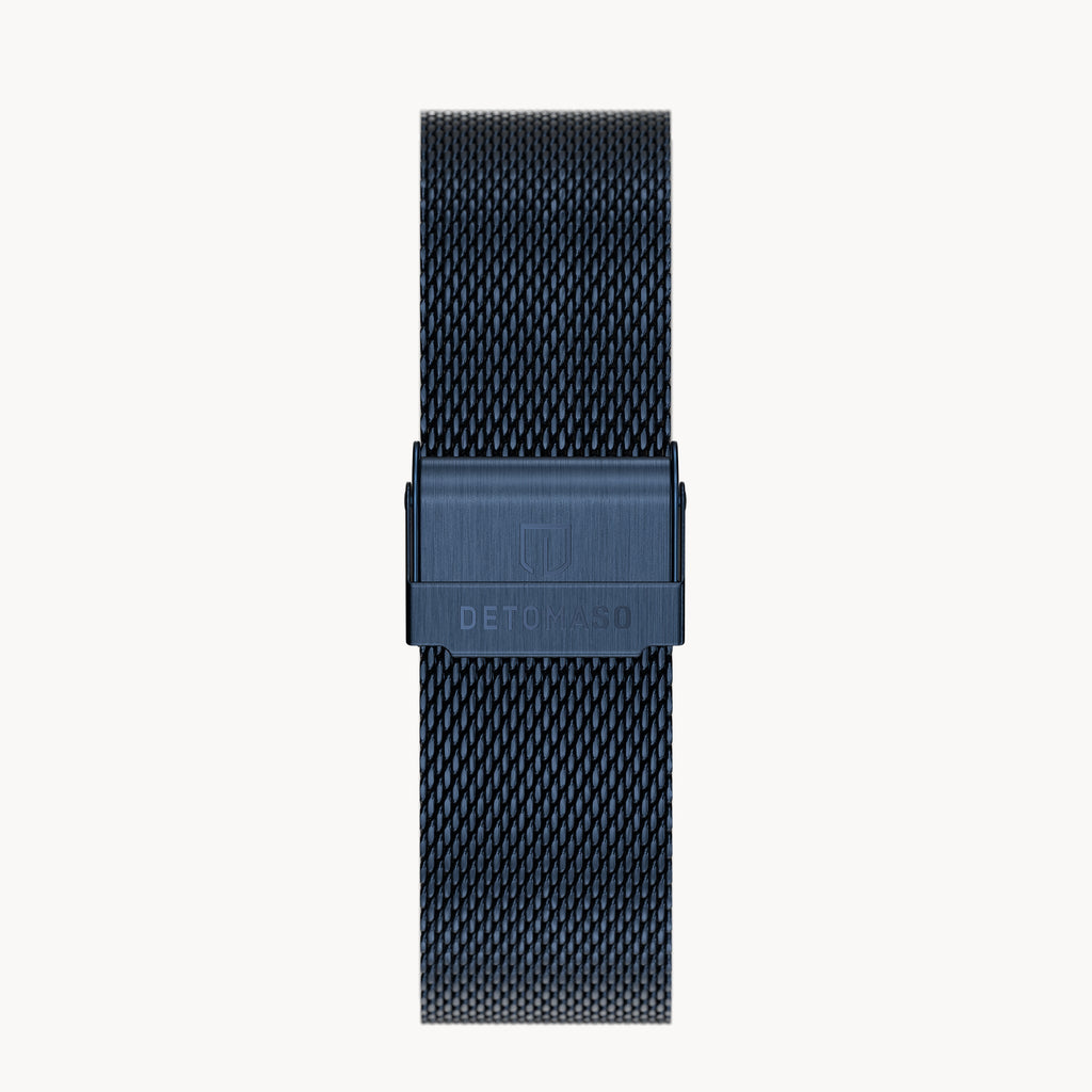 MILANESE STRAP D14 BLUE BRUSHED - Detomaso Watches