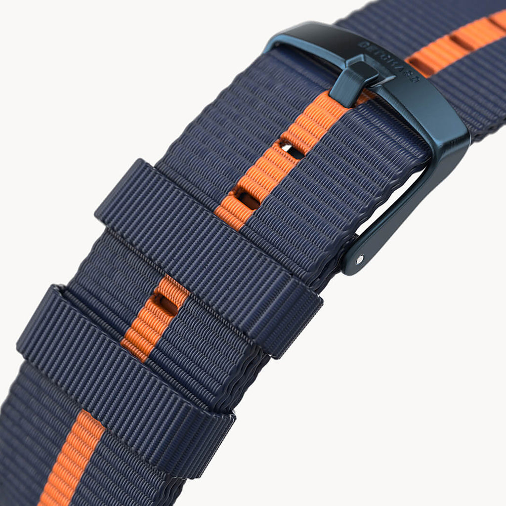 #TIDE OCEAN MATERIAL® STRAP DARKBLUE ORA - Blau m - - Detomaso Watches