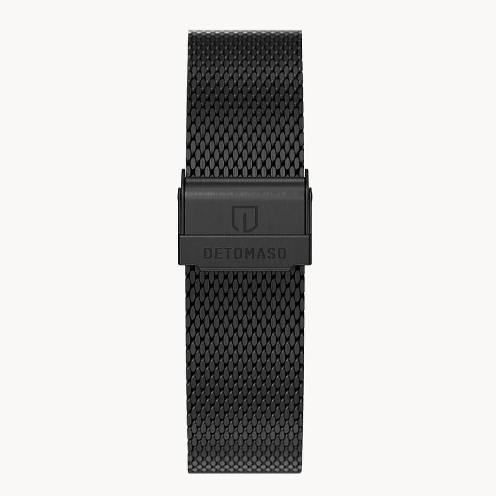 MILANESE STRAP D15 BLACK BRUSHED - Detomaso Watches