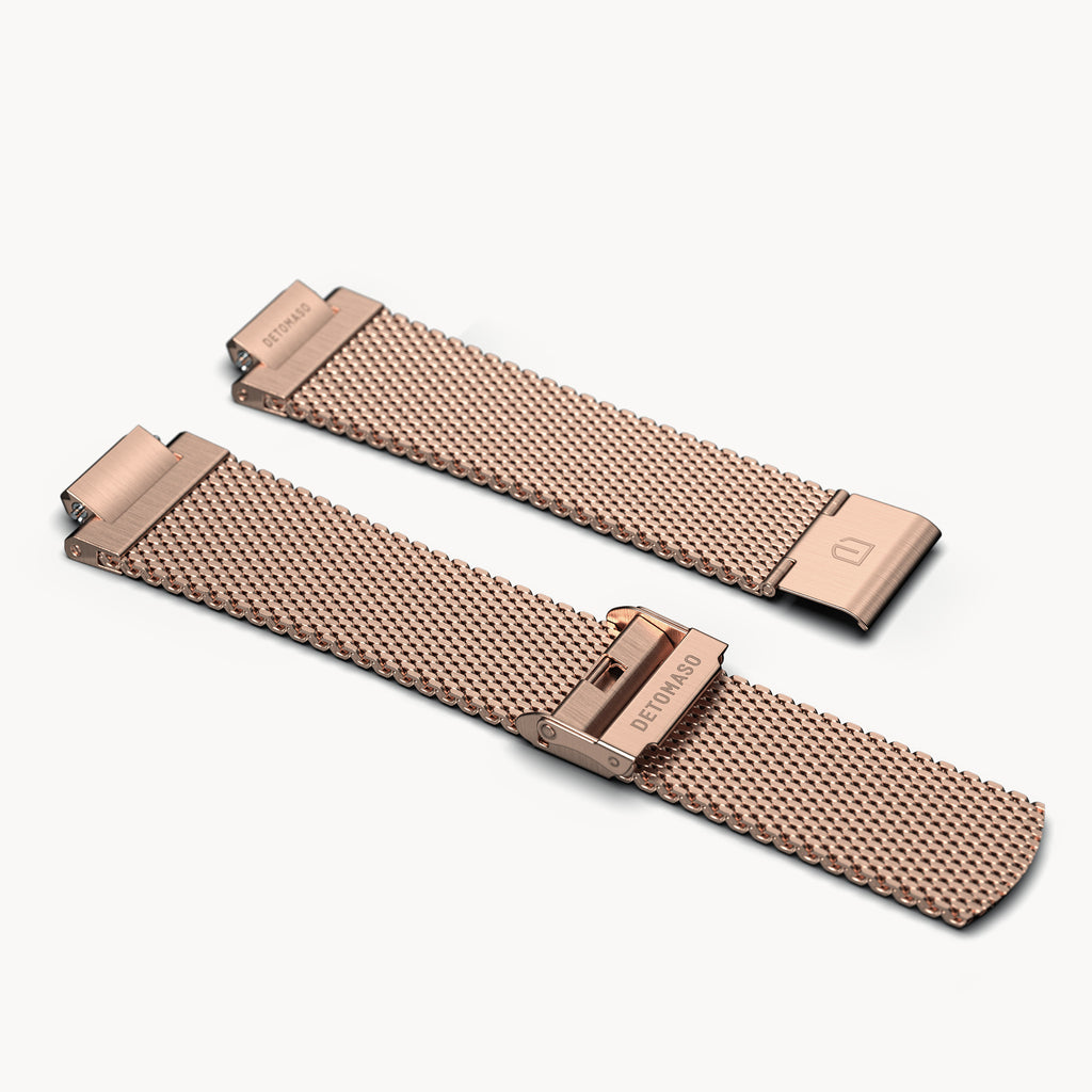 MILANESE STRAP D15 ROSE GOLD BRUSHED - Detomaso Watches