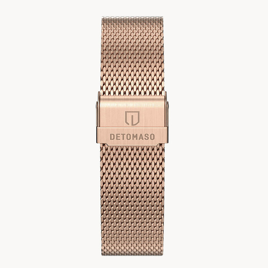MILANESE STRAP D15 ROSE GOLD BRUSHED - Detomaso Watches