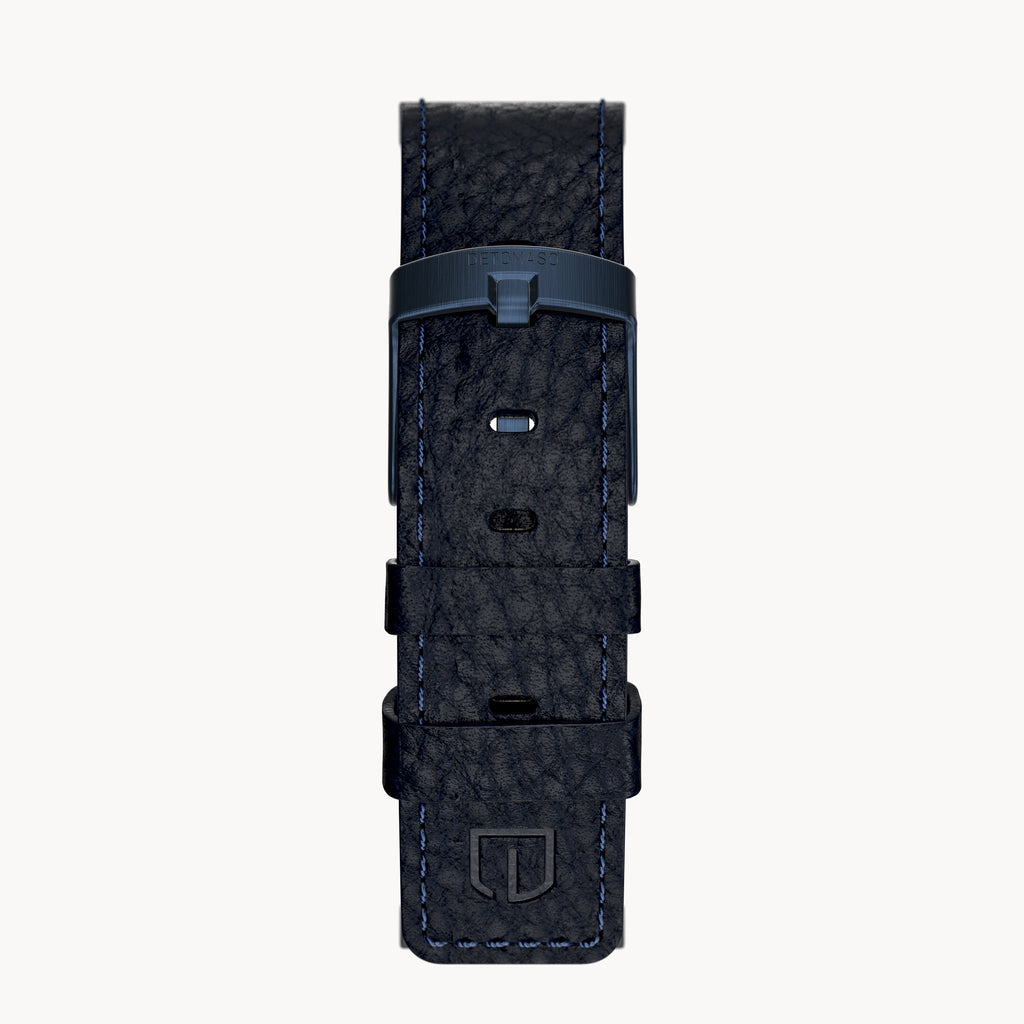 LEATHER STRAP D14 VENERE BLUE - Detomaso Watches