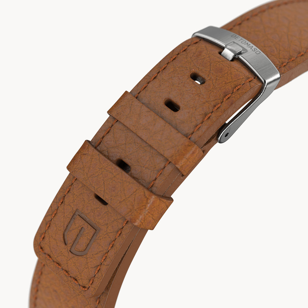 LEATHER STRAP D14 VENERE BROWN - Detomaso Watches