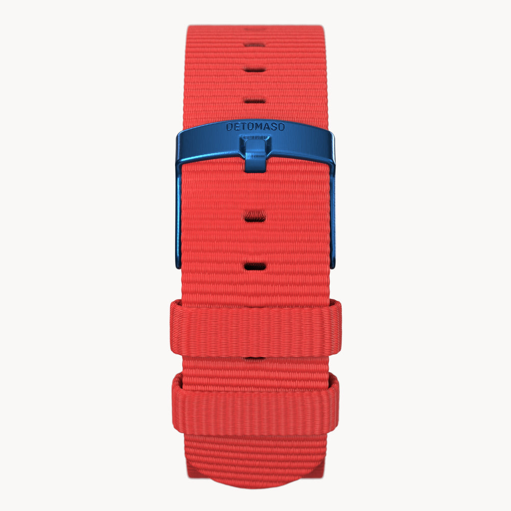 RECYCLED OCEAN PLASTIC STRAP RED - Detomaso Watches
