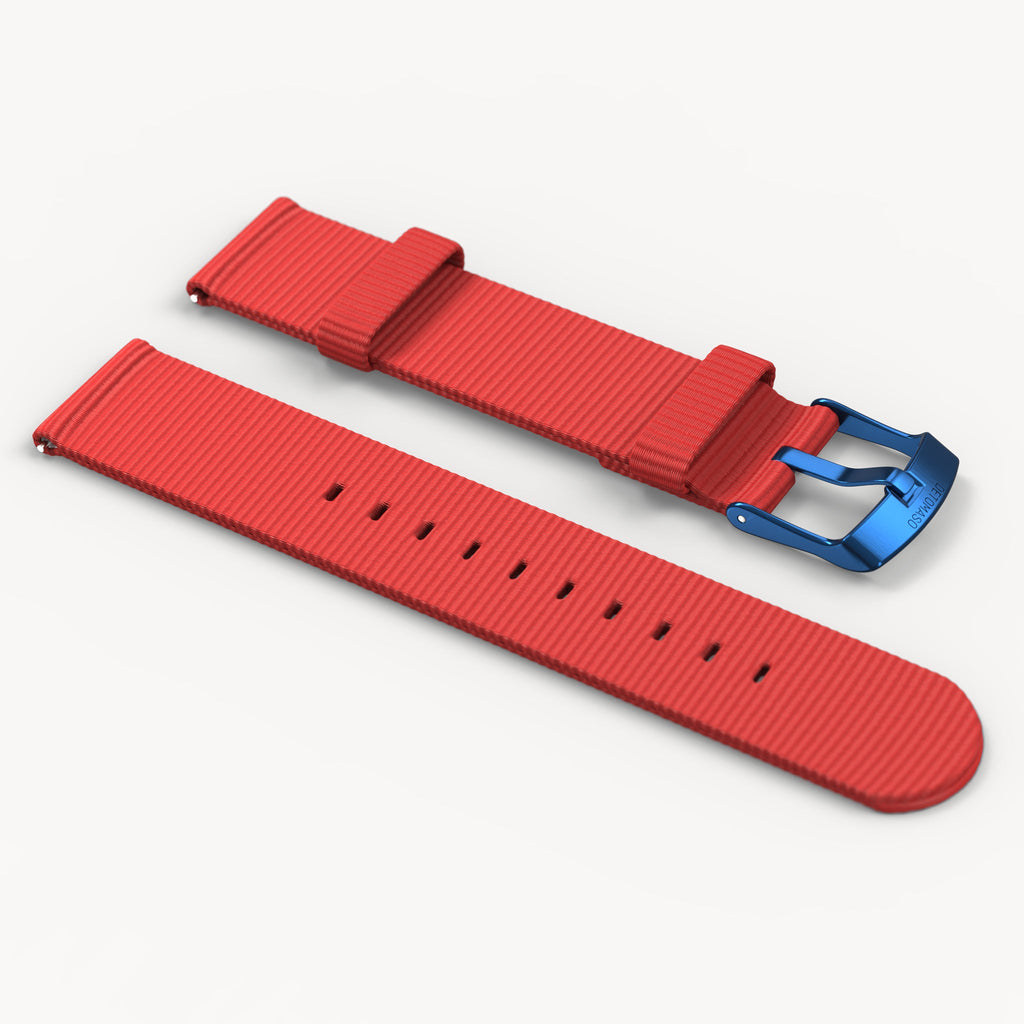 RECYCLED OCEAN PLASTIC STRAP RED - Detomaso Watches