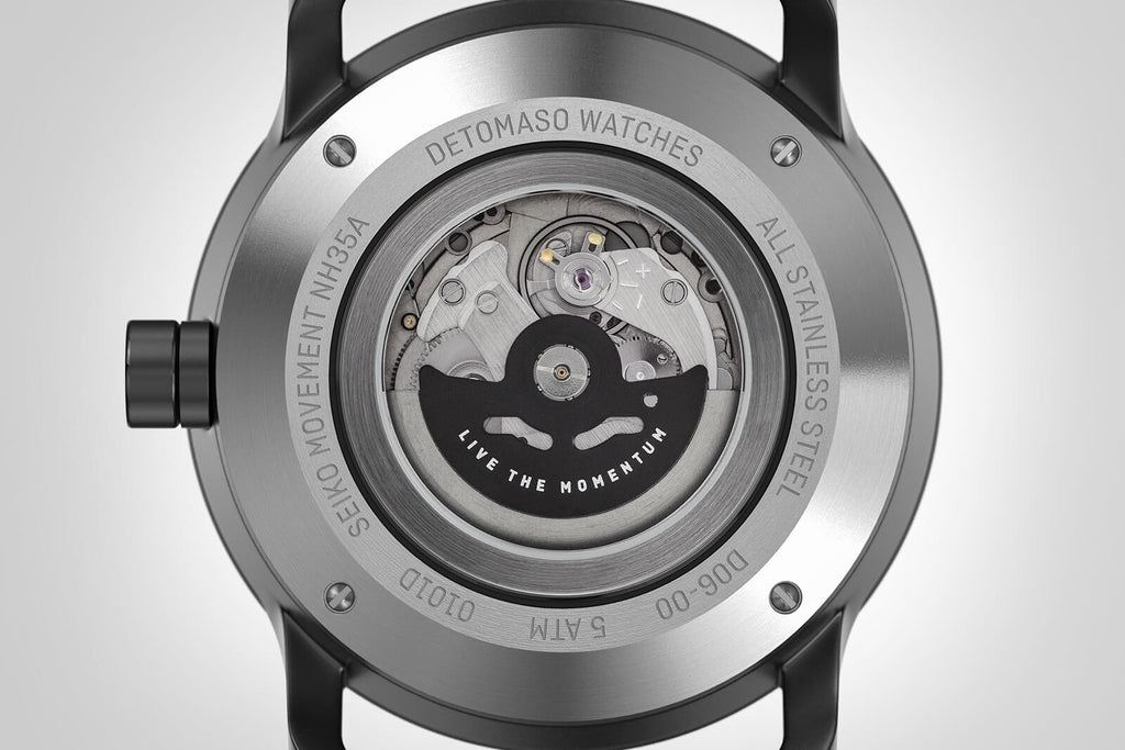 VIAGGIO AUTOMATIC IVORY - Mesh Gray Matte - Detomaso Watches