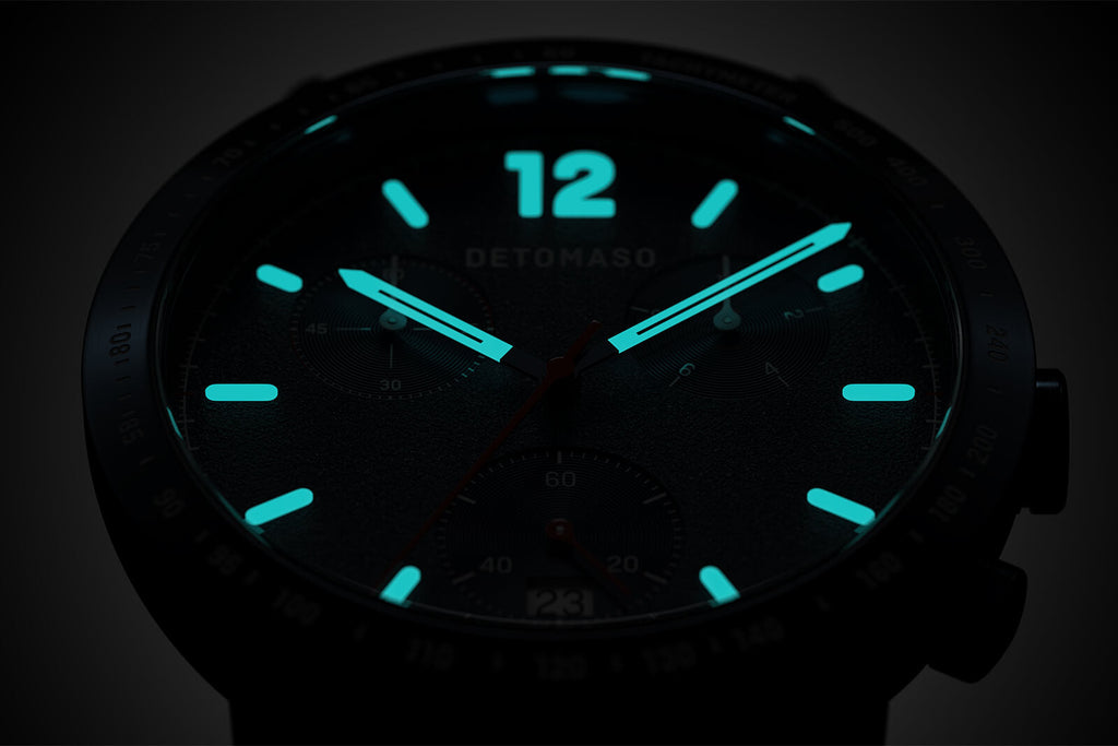 ADESSO CHRONOGRAPH LIMITED EDITION BLUE
 - Mesh Dark Blue Brushed - Detomaso Watches