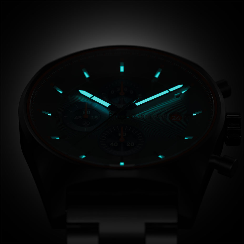 D10 CHRONOGRAPH LIMITED EDITION GRAY - Stainless steel Gray Brushed - Detomaso Watches