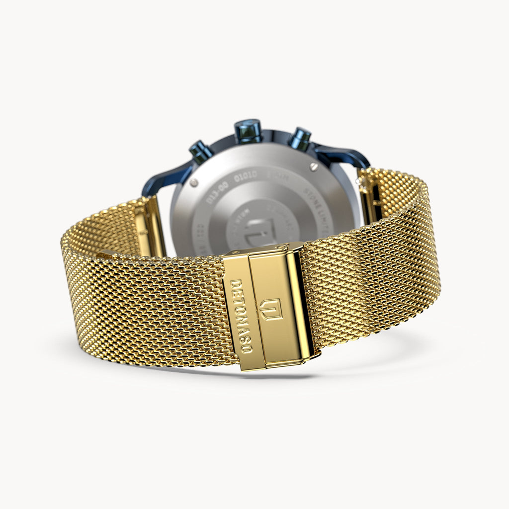SORPASSO CHRONO STELLA ORO - Mesh Gold Glossy - Detomaso Watches
