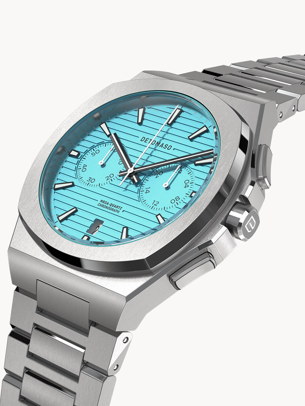 VOLTRE CHRONOGRAPH FIRST EDITION MINTY BLUE Stainless steel Silver