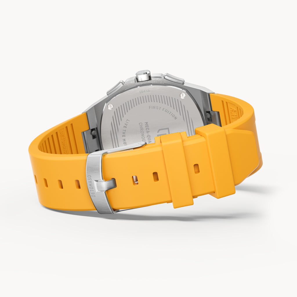 VOLTRE CHRONOGRAPH FIRST EDITION GIALLO - reTPU Yellow Matte - Detomaso Watches
