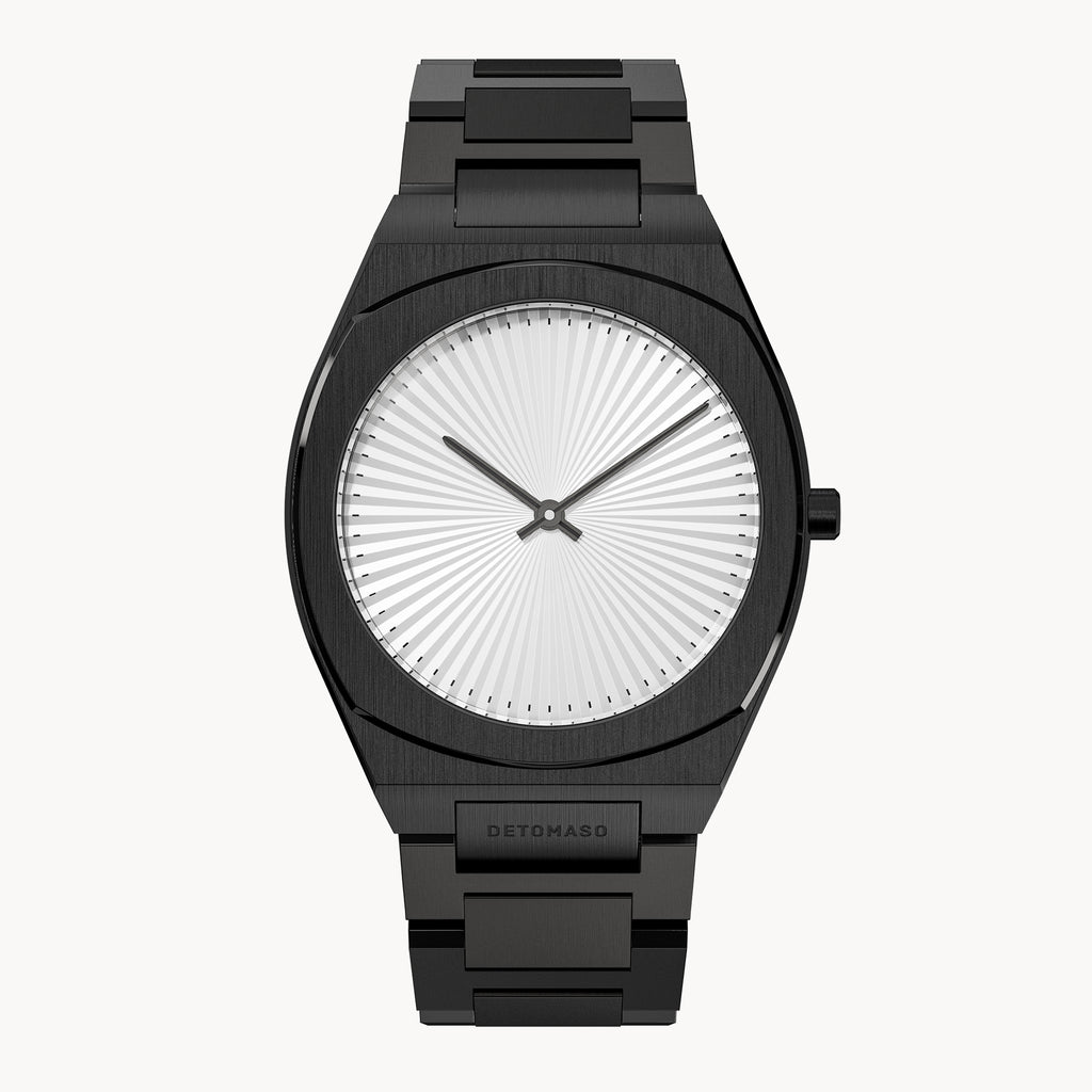 VOLTRE NOIR - Stainless steel Black Brushed - Detomaso Watches