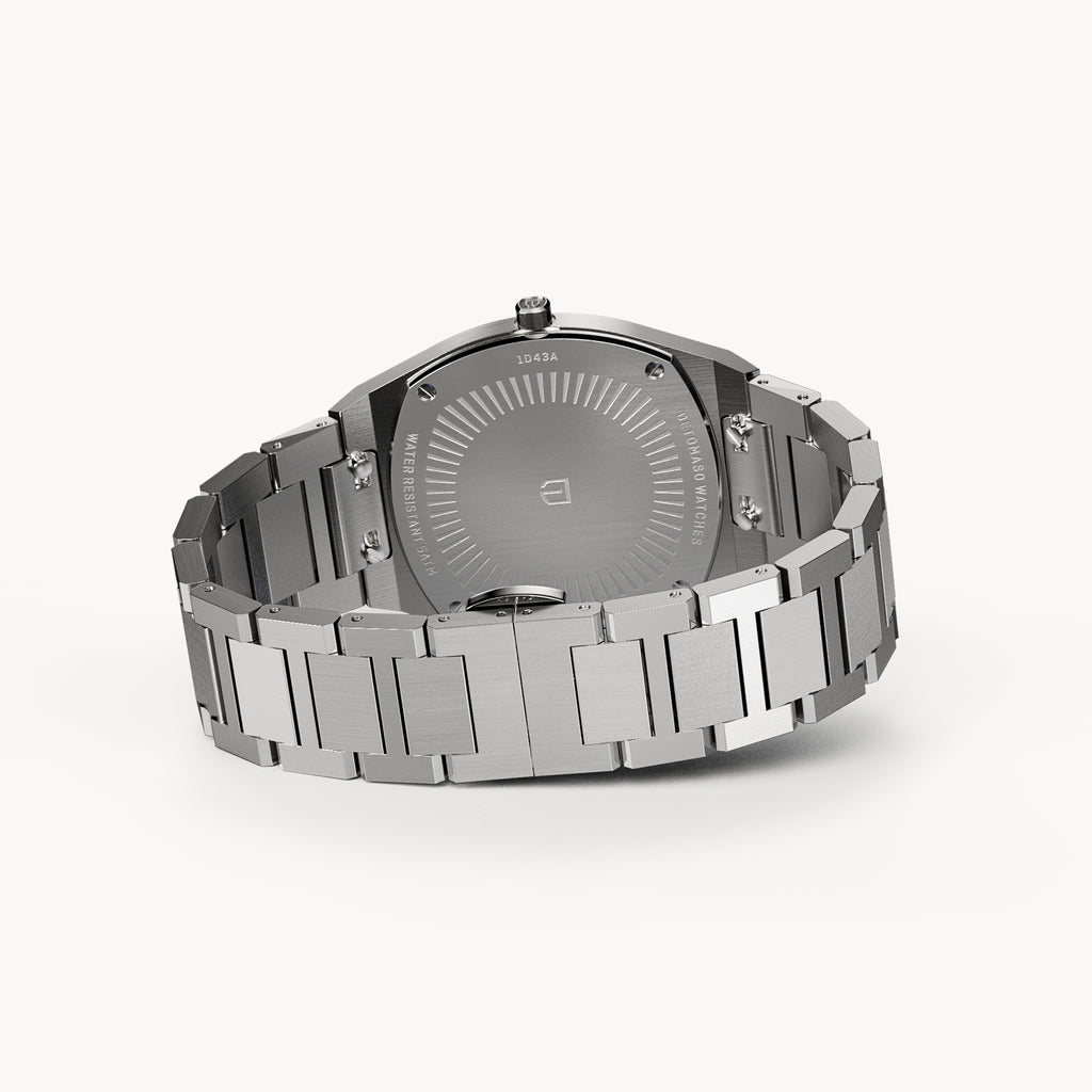 VOLTRE PURPLE BURST - Stainless steel Silver Brushed - Detomaso Watches