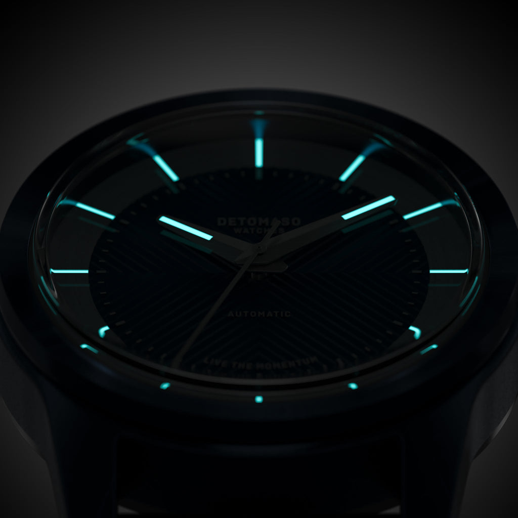 CLASSIC AUTOMATIC DEEP BLUE - Stainless steel Blue Brushed - Detomaso Watches