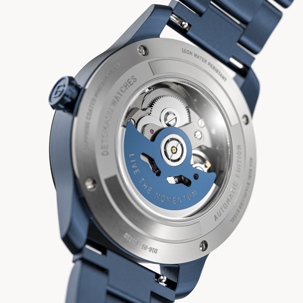 CLASSIC AUTOMATIC DEEP BLUE - Stainless steel Blue Brushed - Detomaso Watches