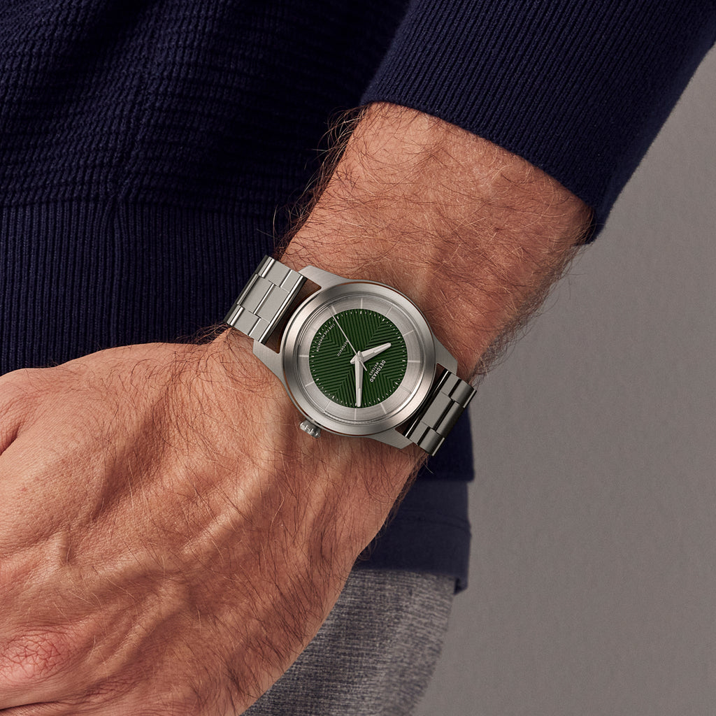 CLASSIC AUTOMATIC FOREST GREEN - Stainless Steel Silver Brushed - Detomaso Watches