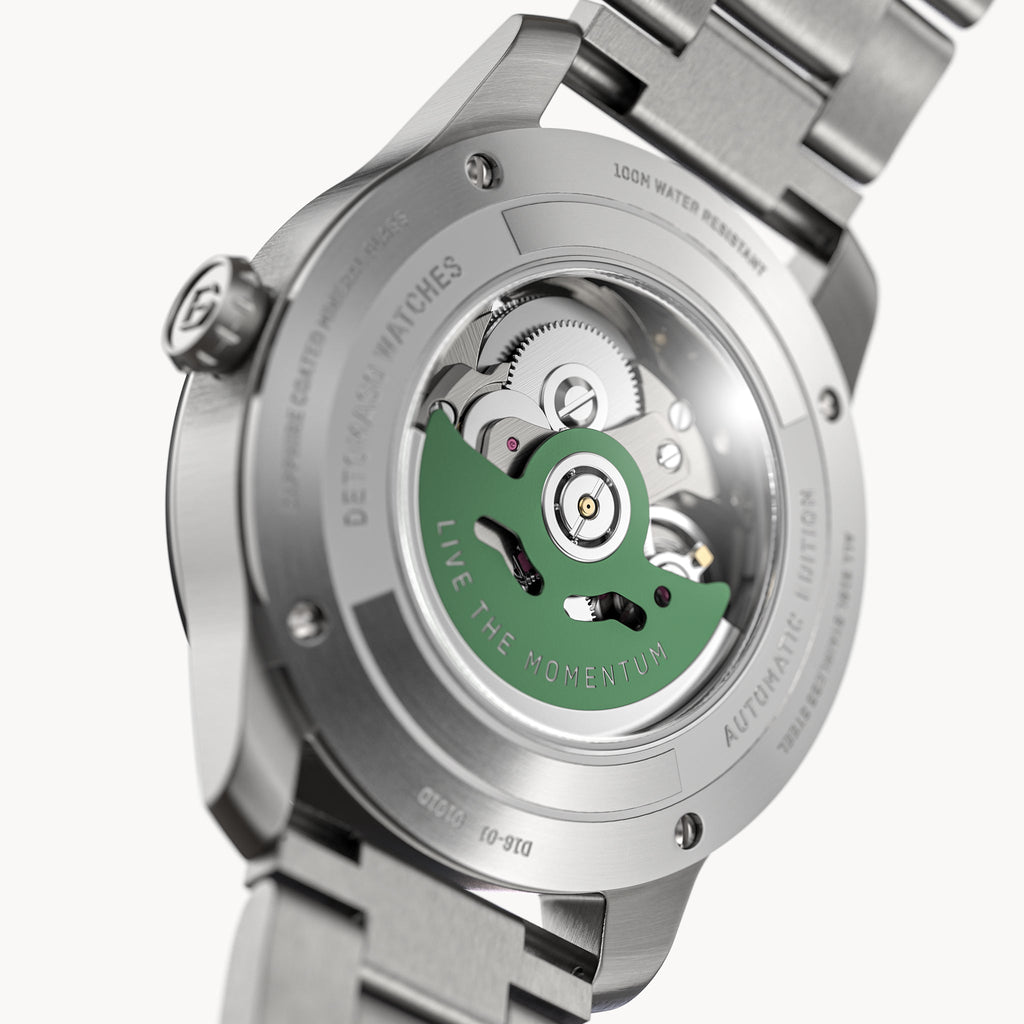 CLASSIC AUTOMATIC FOREST GREEN - Stainless Steel Silver Brushed - Detomaso Watches