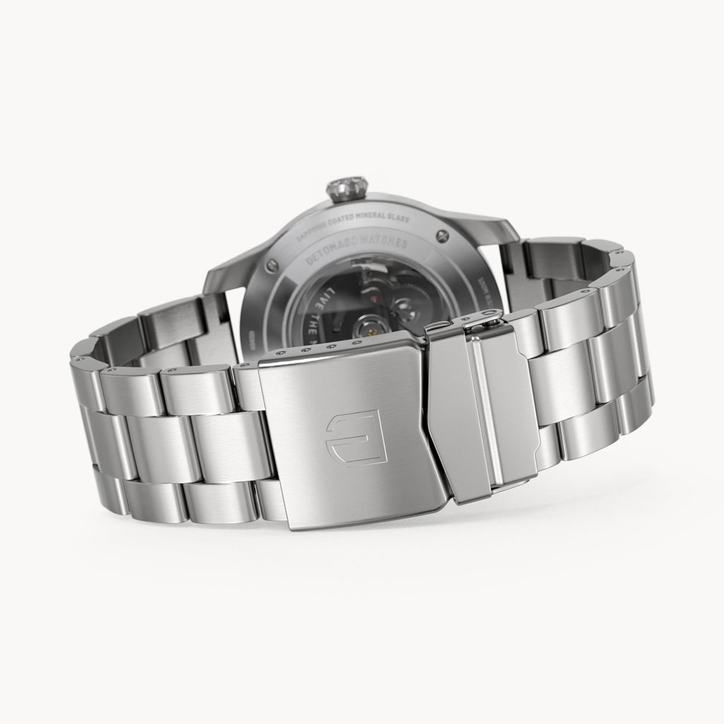 CLASSIC AUTOMATIC FOREST GREEN - Stainless Steel Silver Brushed - Detomaso Watches