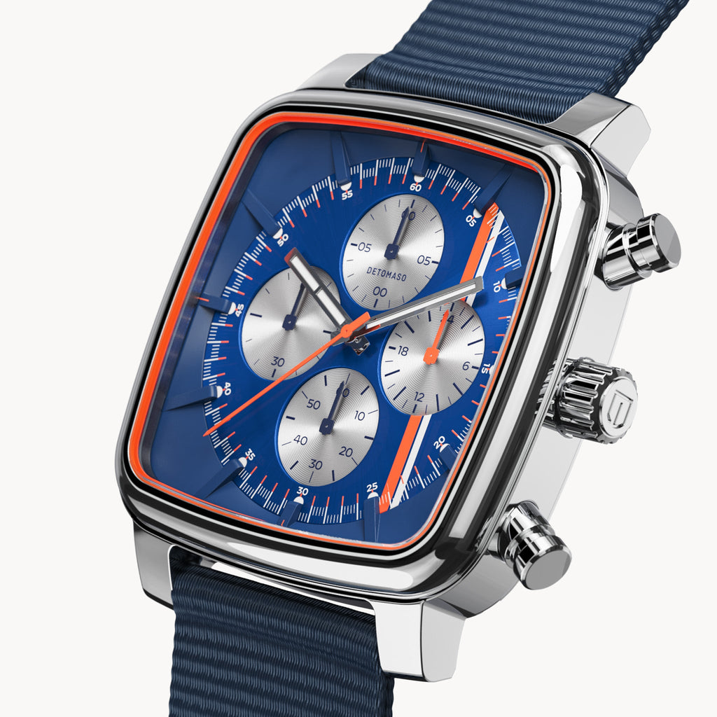 D20 Chronograph Stradale – Silver Blue Orange