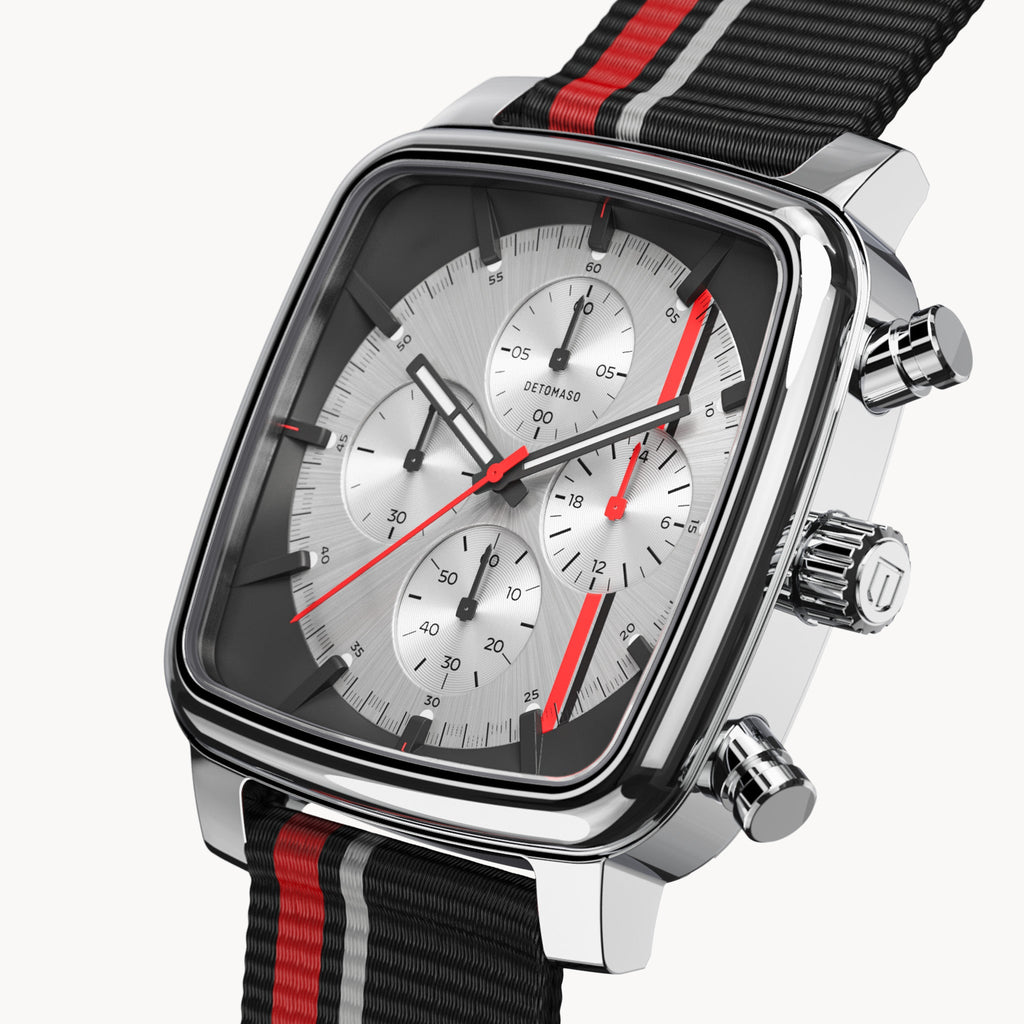 D20 Chronograph Stradale – Silver Black