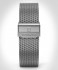 MILANESE STRAP SILVER BRUSHED - silver matte brus