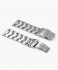 STAINLESS STEEL BRACELET SILVER BRUSHED - silver