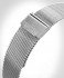 MILANESE STRAP SILVER POLISHED - silver glossy
