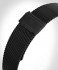 MILANESE STRAP BLACK SANDBLASTED - black matte