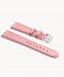 LEATHER STRAP MAINE FUXIA - silver glossy
