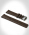 LEATHER STRAP DARK BROWN CLASSIC - olive green ma