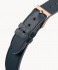 LEATHER STRAP TOSCANO MARINE - rose gold glossy