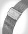 MILANESE STRAP SILVER SANDBLASTED - silver matte