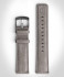 LEATHER STRAP GRAY CLASSIC - gray matte