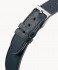 LEATHER STRAP TOSCANO MARINE - silver glossy