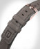 LEATHER STRAP GRAY CLASSIC - rose gold glossy