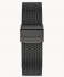 MILANESE STRAP GRAY POLISHED 20MM - gray glossy